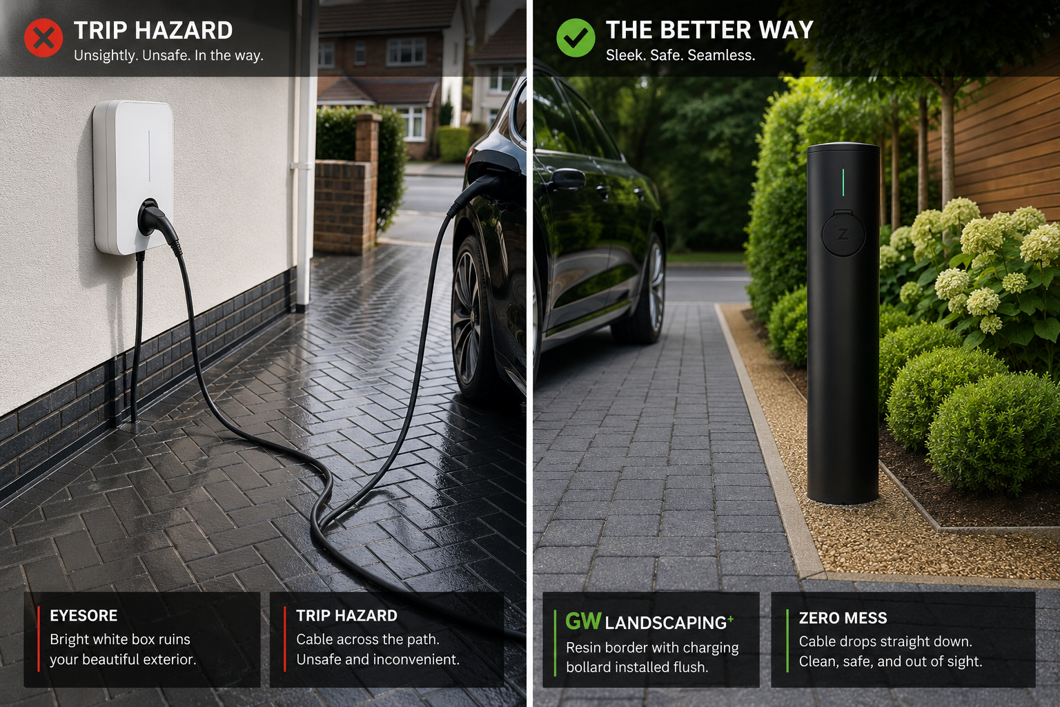Hidden Power: Integrating EV Chargers Without Ruining Your Driveway