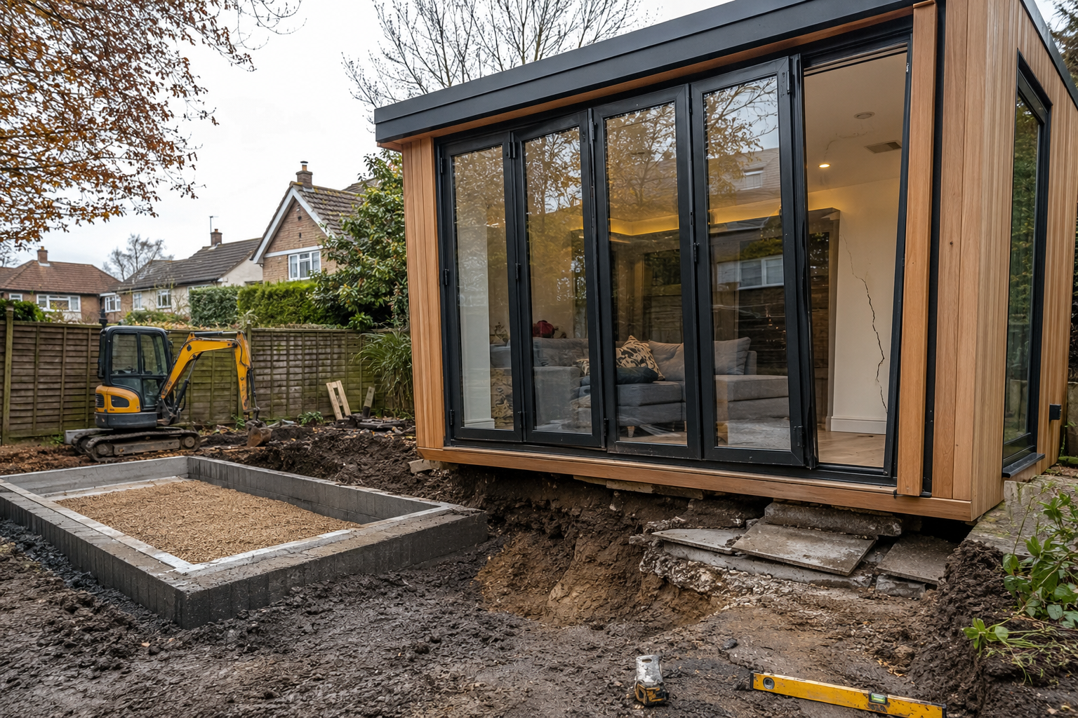 The £30k Garden Room on Four Paving Slabs