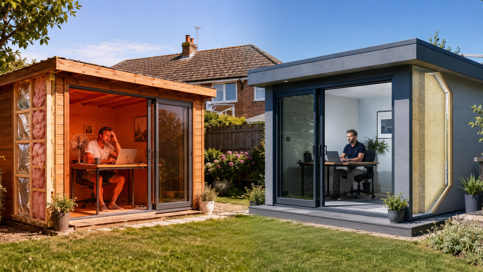 The Summer Oven: Why Timber Frame Summerhouses Boil (And How SIPs Work)